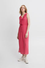 Load image into Gallery viewer, ICHI - Marrakech Sleeveless Dress - Raspberry Wine