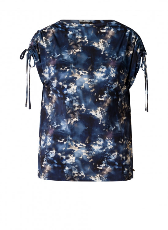 YEST - Philou Top - Dark Blue Multi