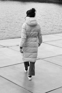 YEST - Zara Puffa Coat - Light Sand