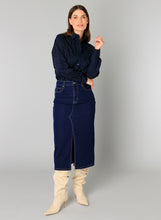 Load image into Gallery viewer, YEST - Barbara Denim Skirt - Dark Blue
