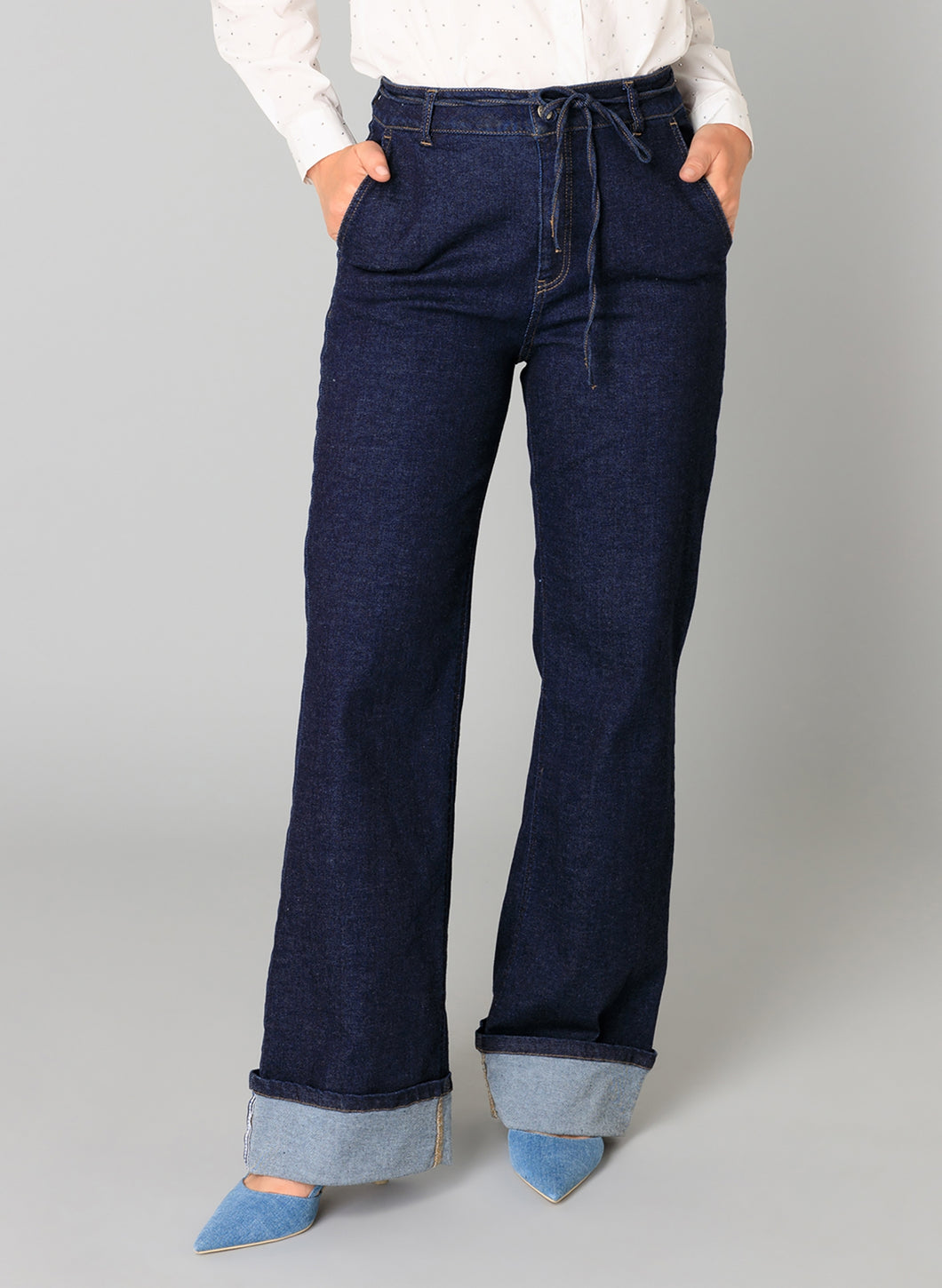 YEST - Beatriz Jeans - Dark Denim