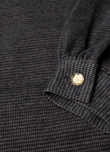 YEST - Naji Jacket - Dark Navy Melange
