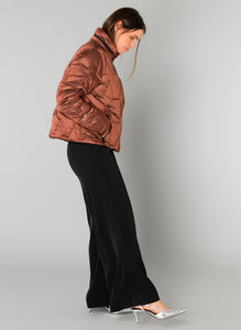YEST - Zaira Puffa Jacket - Rust