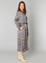 Load image into Gallery viewer, YEST - Bettina Dress - Steel Grey Floral
