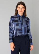 Load image into Gallery viewer, YEST - Bibiana Shirt - Navy/French Blue
