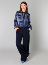 Load image into Gallery viewer, YEST - Bibiana Shirt - Navy/French Blue

