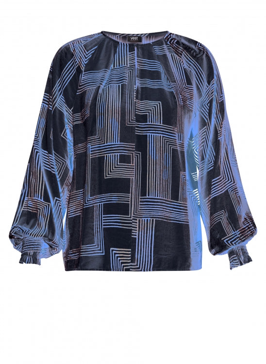 YEST - Billie Blouse - Dark Navy