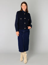 Load image into Gallery viewer, YEST - Brenda Sleeveless Cardigan - Dark Navy
