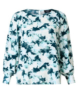 Load image into Gallery viewer, YEST - Demetra Blouse - Mint Multi
