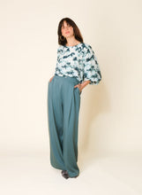 Load image into Gallery viewer, YEST - Demetra Blouse - Mint Multi
