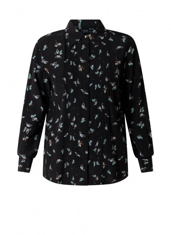 YEST - Dione Blouse - Black Multi