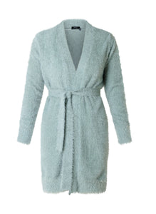 YEST - Dea Cardigan - Mint Grey Melange