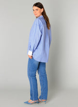 Load image into Gallery viewer, YEST - Benedikte Shirt - French Blue Stripe
