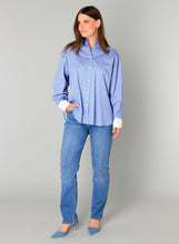 Load image into Gallery viewer, YEST - Benedikte Shirt - French Blue Stripe

