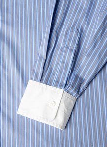 YEST - Benedikte Shirt - French Blue Stripe