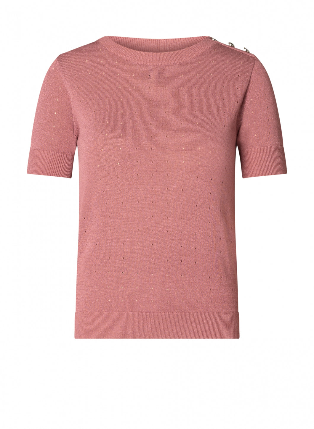 YEST - Benjamine Sweater - Dark Rose
