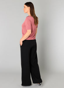 YEST - Benjamine Sweater - Dark Rose