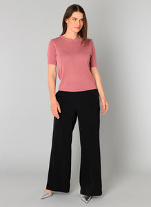 YEST - Benjamine Sweater - Dark Rose