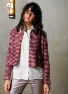 YEST - Blanid Jacket - Dark Rose