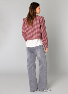 YEST - Blanid Jacket - Dark Rose