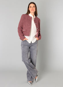 YEST - Blanid Jacket - Dark Rose