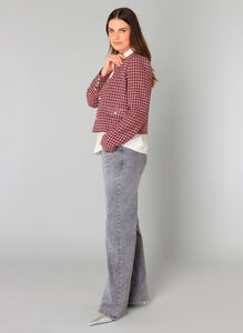 YEST - Blanid Jacket - Dark Rose