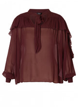 Load image into Gallery viewer, YEST - Cicely Blouse - Port
