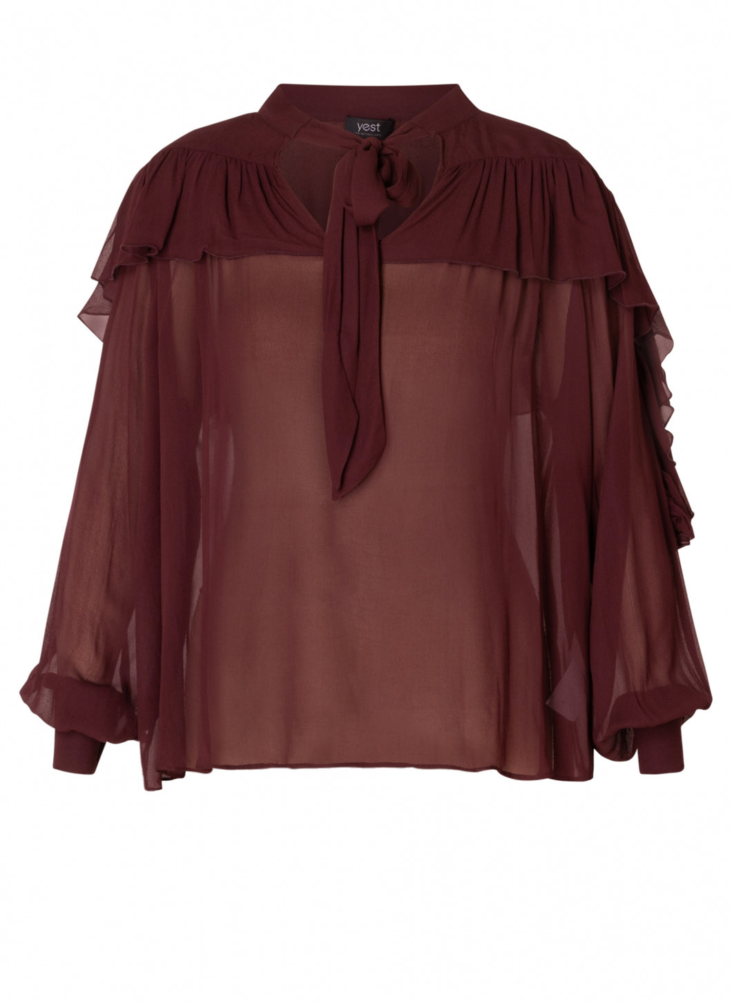 YEST - Cicely Blouse - Port