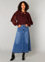 Load image into Gallery viewer, YEST - Cicely Blouse - Port
