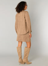 Load image into Gallery viewer, YEST - Clemence Faux Suede Shirt - Soft Taupe
