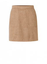 Load image into Gallery viewer, YEST - Carlota Faux Suede Skirt - Soft Taupe
