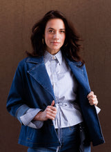 Load image into Gallery viewer, YEST Sonia Denim Jacket - Dark Stone Wash
