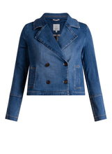 Load image into Gallery viewer, YEST Sonia Denim Jacket - Dark Stone Wash

