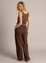 Load image into Gallery viewer, YEST - Sina Pants - Mocca Brown/Off White
