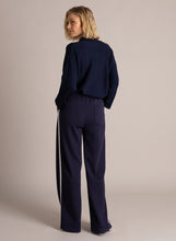 Load image into Gallery viewer, YEST - Ilma Pants - Dark Blue/Off White
