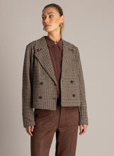Load image into Gallery viewer, YEST - Ulrika Jacket - Brown/Multi Check
