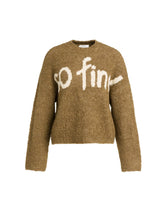 Load image into Gallery viewer, YAYA - Knitted Sweater with Artwork - Otter Brown Dessin
