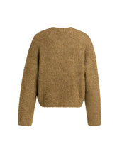 Load image into Gallery viewer, YAYA - Knitted Sweater with Artwork - Otter Brown Dessin
