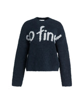 Load image into Gallery viewer, YAYA - Knitted Sweater with Artwork - Cat Black Dessin
