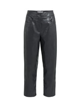 Load image into Gallery viewer, YAYA - Faux Leather Carrot fit Trousers - Hole Black
