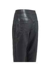 Load image into Gallery viewer, YAYA - Faux Leather Carrot fit Trousers - Hole Black
