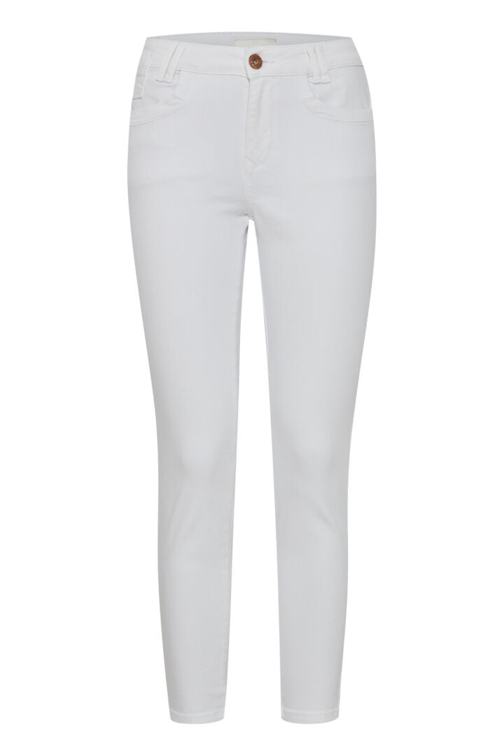 PULZ - Tenna Crop White Jean