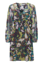 Load image into Gallery viewer, ICHI - Katelyn Dress - Green Moss
