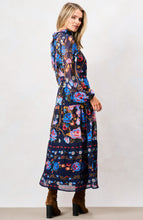 Load image into Gallery viewer, Hope &amp; Ivy - Twila Midi Dressn - Navy

