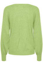 Load image into Gallery viewer, ICHI - Mopaz Lurex Sweater - Parrot Green
