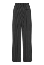 Load image into Gallery viewer, PULZ - Kira - Lurex Stripe Pants - Black Beauty
