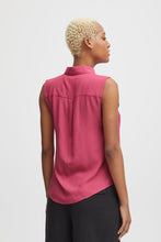 Load image into Gallery viewer, ICHI - Main Sleeveless Shirt - Carmine
