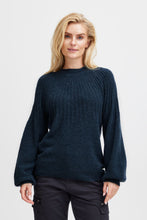 Load image into Gallery viewer, PULZ - Astrid Rollneck - Dark Sapphire
