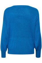 Load image into Gallery viewer, ICHI - Mopaz Lurex Sweater - Lapis Blue
