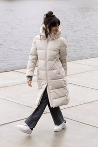 YEST - Zara Puffa Coat - Light Sand